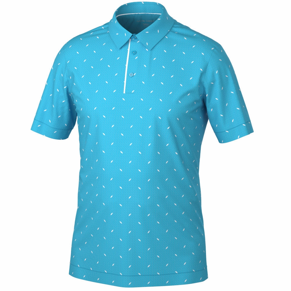 Soft Feel Galvin Green Miklos Polo Shirt - Aqua