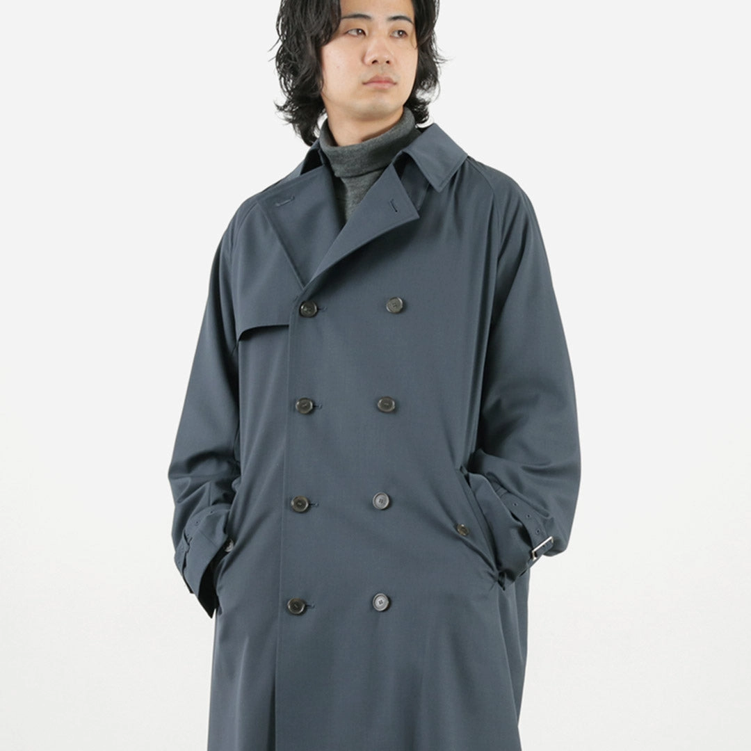 MACKINTOSH PHILOSOPHY GREY LABEL / Trench Coat Articulated Elbows Stand Up Collar