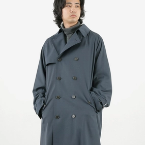 MACKINTOSH PHILOSOPHY GREY LABEL / Trench Coat Articulated Elbows Stand Up Collar