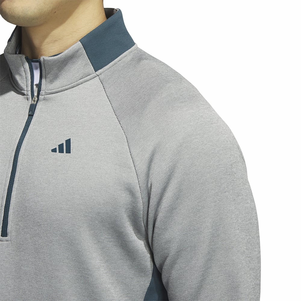 adidas DWR 1/4 Zip Pullover - Grey Three/Grey Two/Arctic Night Modern Edge Street Ready