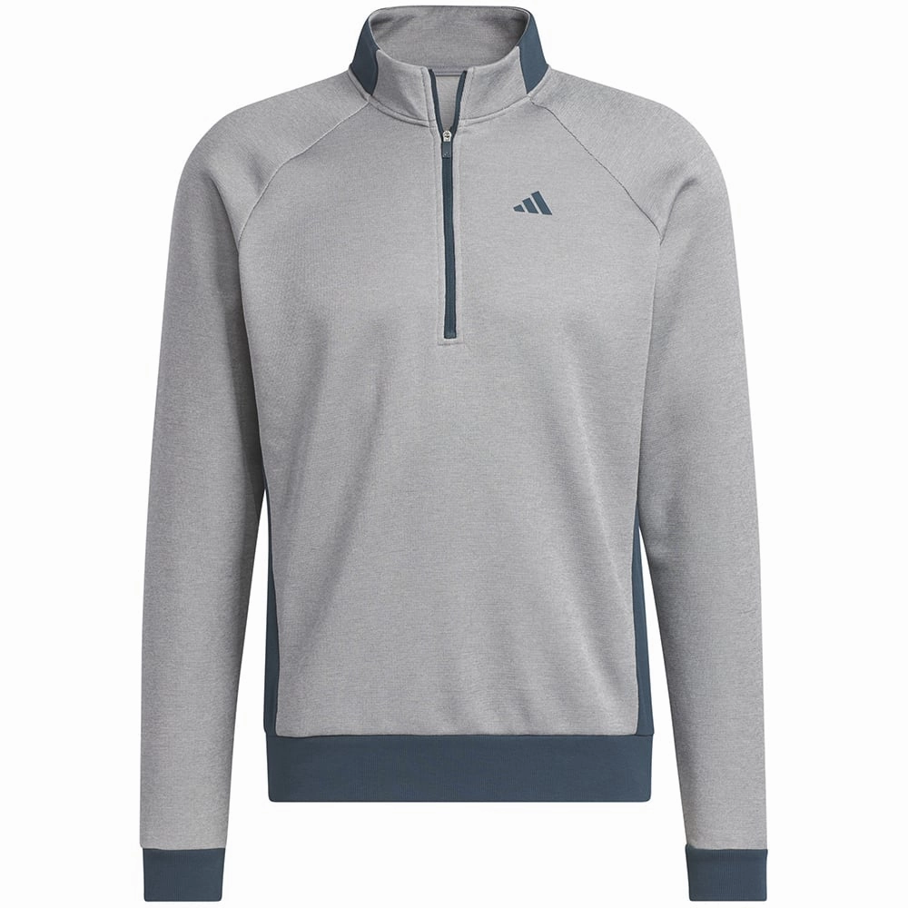 adidas DWR 1/4 Zip Pullover - Grey Three/Grey Two/Arctic Night material trend Graphic Design