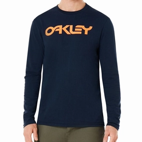 Sleek Fit Oakley Mark II Long-Sleeved T-Shirt - Fathom