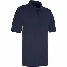 ProQuip Pro Tech Plain Polo Shirt - Navy Essential Casual