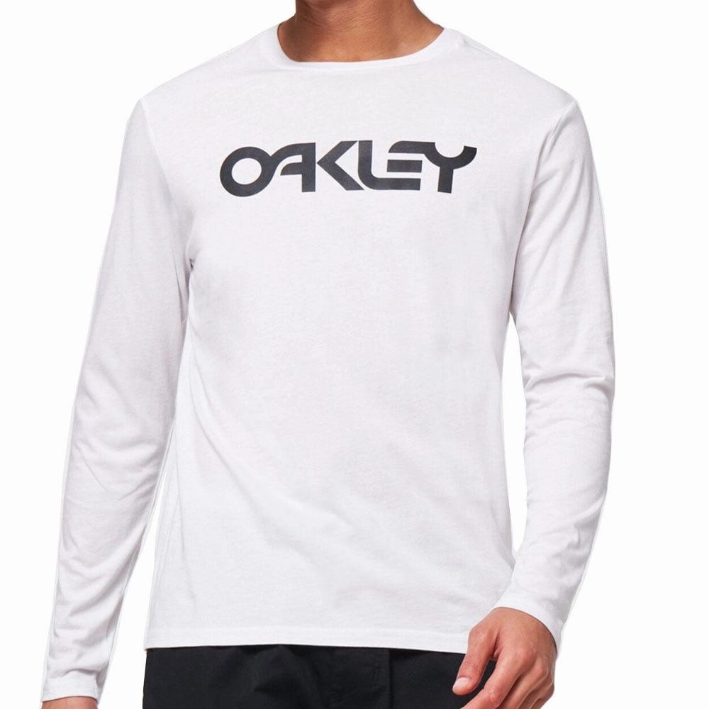 AntiBacterialTreatment Oakley Mark II Long-Sleeved T-Shirt - White/Black