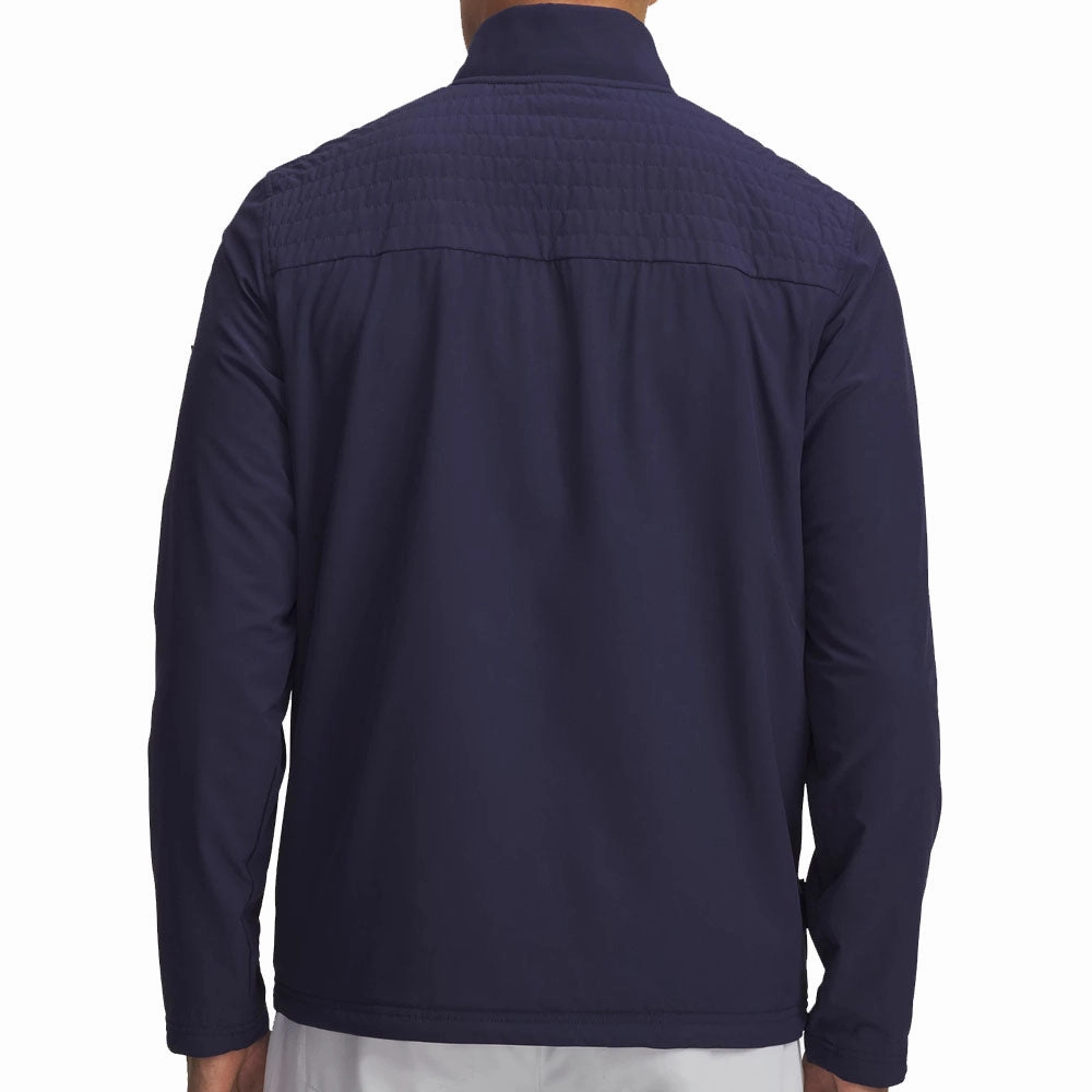 Under Armour Drive Pro Full Zip Pullover - Midnight Navy/Black sequin