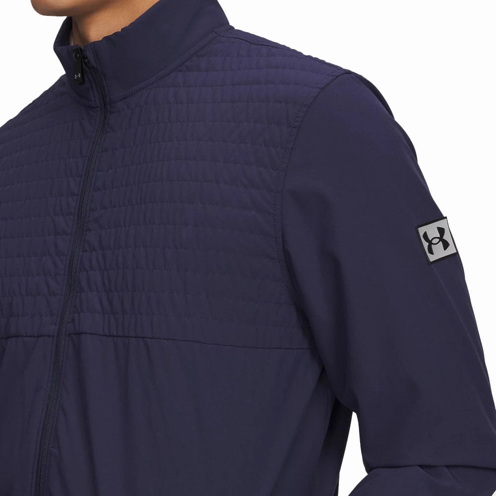 Under Armour Drive Pro Full Zip Pullover - Midnight Navy/Black Concert wear