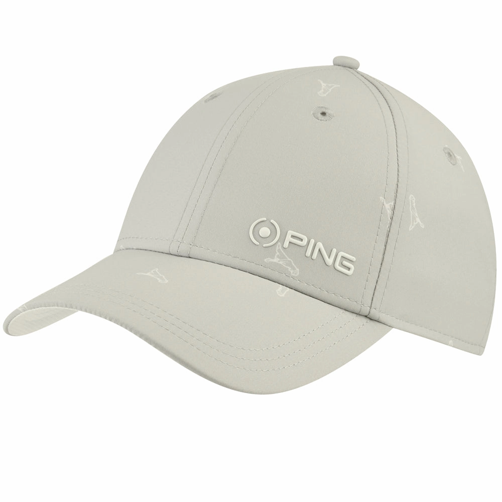 City Style Light Travel Ping SensorCool Mr Ping Cap - Pearl Grey/White