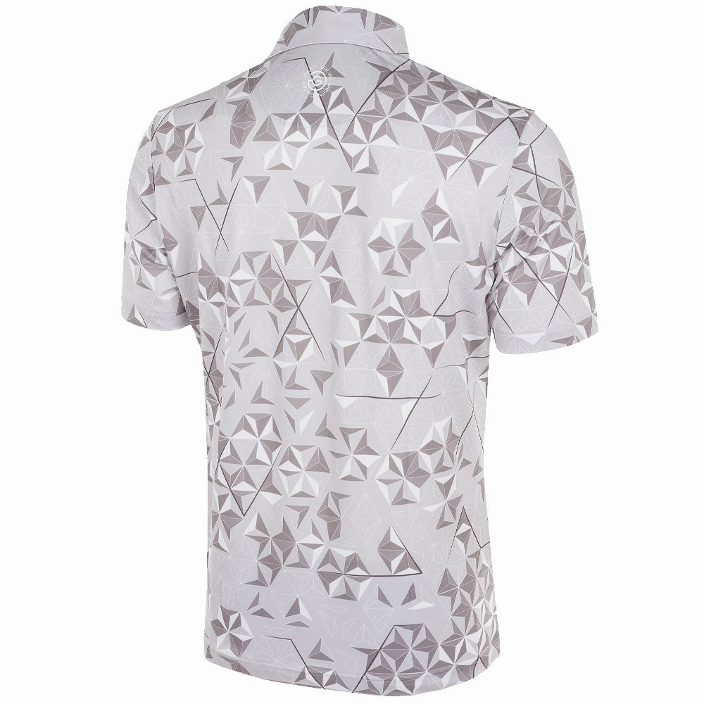 Reversible Design Concept Galvin Green Makai Ventil8  Polo Shirt - Cool Grey/Sharkskin/White