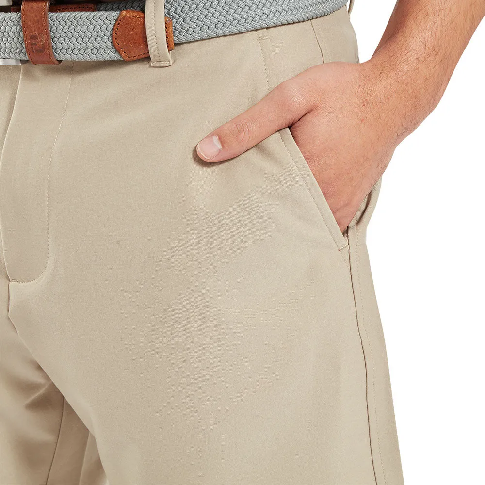 FootJoy Performance Taper Fit Shorts - Khaki Low Profile Closure System