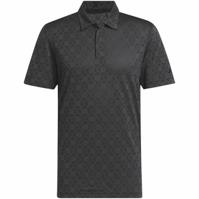 Breezy Comfort Relaxed Style adidas Ultimate365 Tour HEAT.RDY Jacquard Polo Shirt - Black