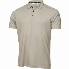 Seam Free Edging Calvin Klein Concord Polo Shirt - Cameo Green Marl
