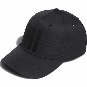 Everyday Pick Ultra Soft adidas Tour 3 Stripe Cap - Black