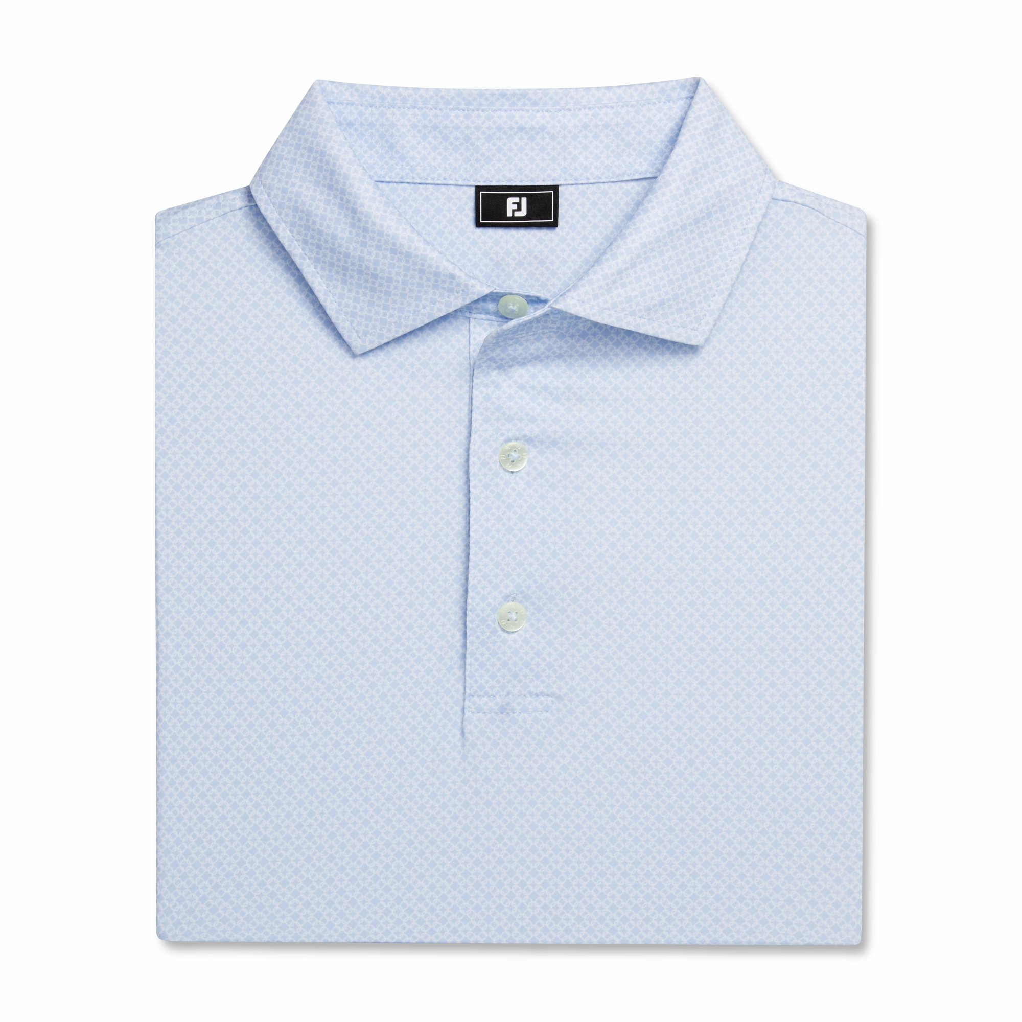Placket Reinforcement Comfort Style FootJoy Mens Loop Print Polo