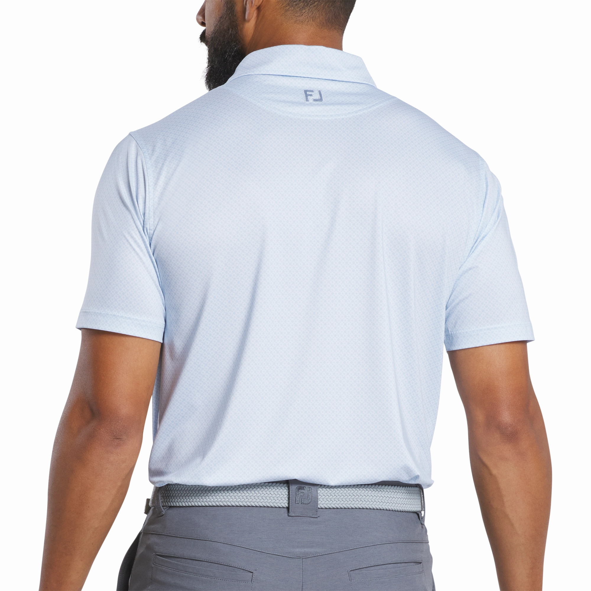 FootJoy Mens Loop Print Polo Trendy Appeal Breathable Jersey