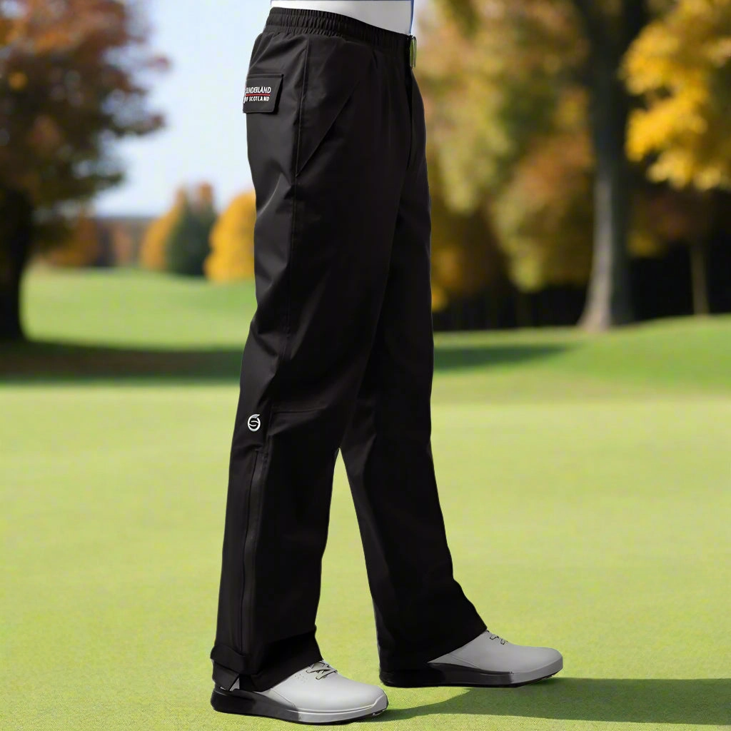 Sunderland Quebec Waterproof Golf Trousers - Black