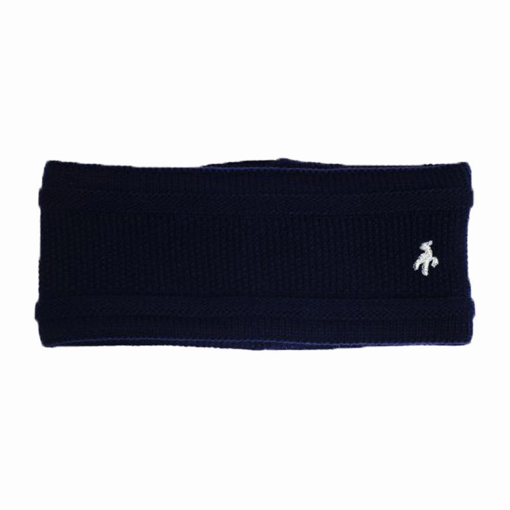 Office Wear Green Lamb Irene Fleece Lined Headband - Navy