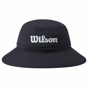 Wind Friendly Wedding accessory Wilson Rain Bucket Hat - Black