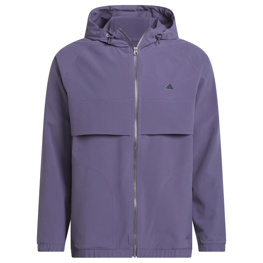 adidas Go-to Full-Zip Windbreaker - Preloved Violet Seamless Shoulder Design