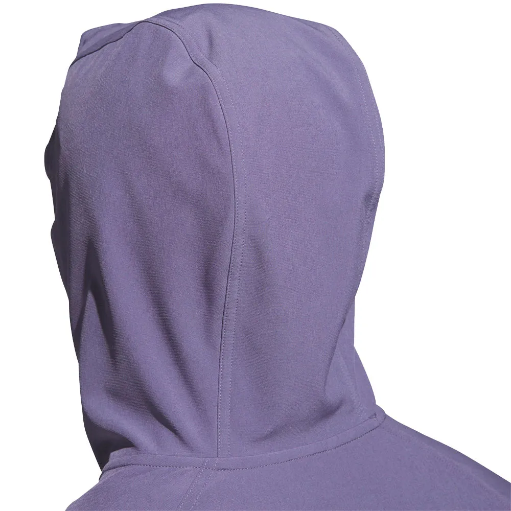 adidas Go-to Full-Zip Windbreaker - Preloved Violet Breathable Mesh Panels Outdoor Adventure Wear