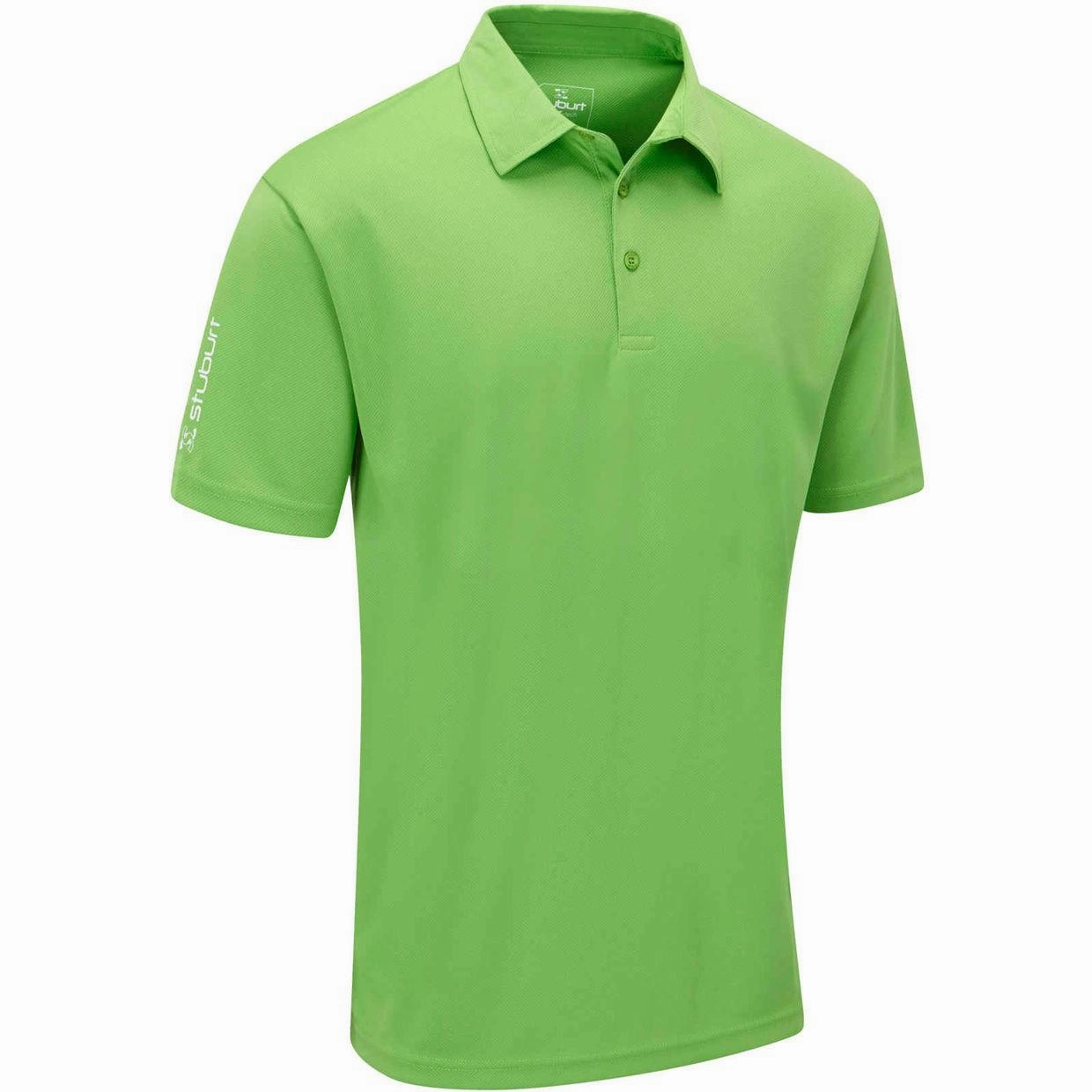BreathableFabric Bright Color Stuburt Sport Tech Golf Polo Shirt