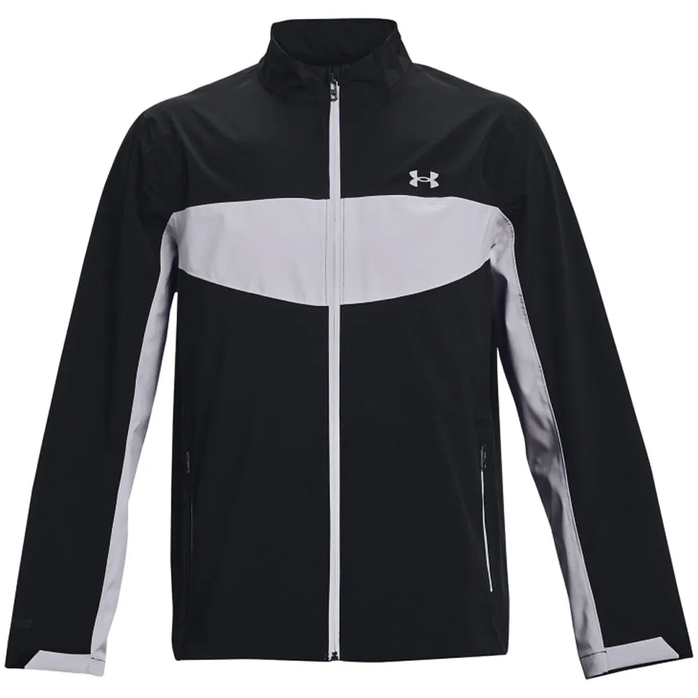 Light Reflectivity Trim Airflow Ventilation Under Armour Stormproof Jacket 2.0 - Black