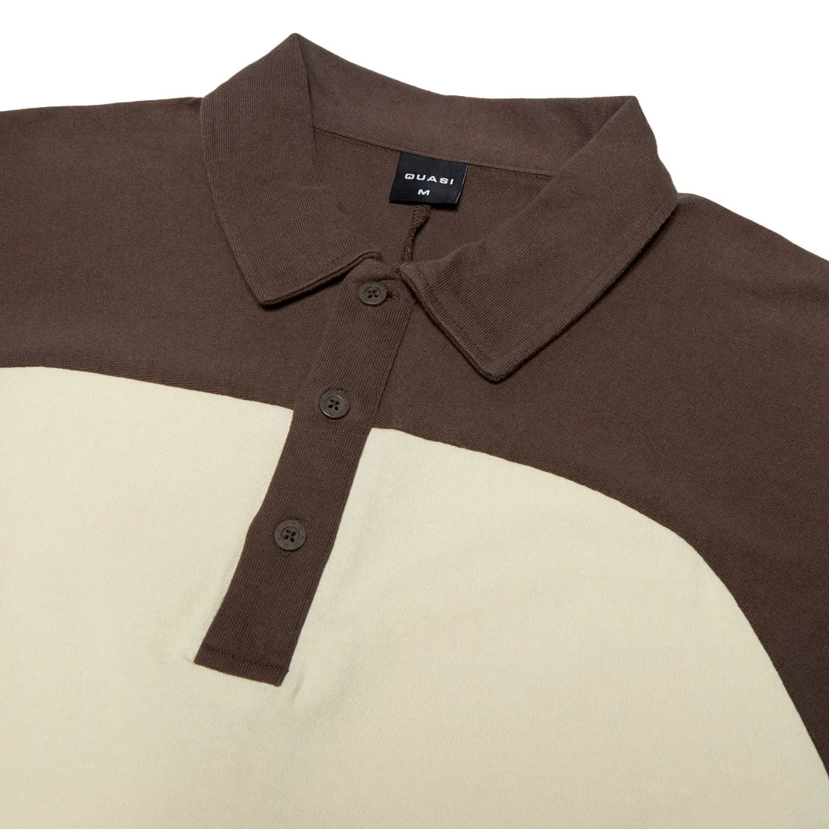 Quasi Leslie Raglan Polo Shirt - Earth Durable Button Closures