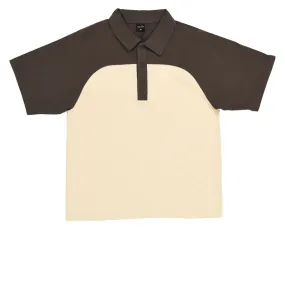 Quasi Leslie Raglan Polo Shirt - Earth Multipocket Style Durable Texture