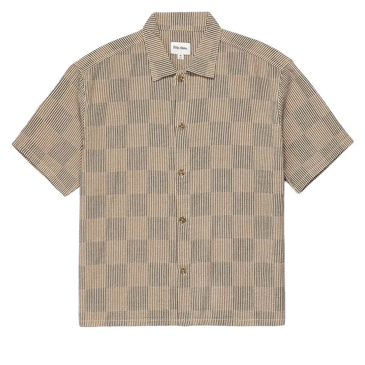 Tall friendly Rhythm Tanner Check Shirt - Tobacco