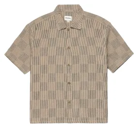 Tall friendly Rhythm Tanner Check Shirt - Tobacco