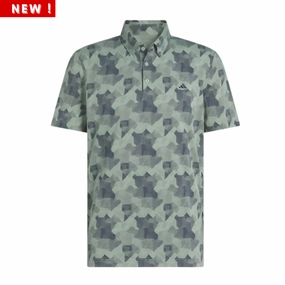 GarmentWashed Texture adidas Go-To Printed Polo