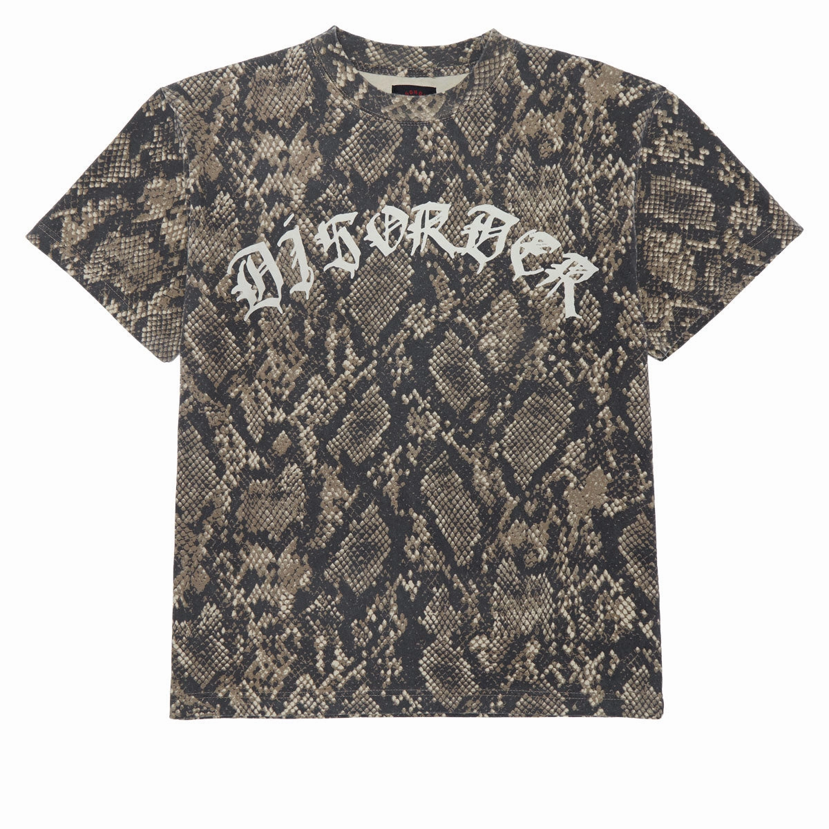 Soft Fabric Outdoor Fashion Disorder Snake Logo T-Shirt - Green