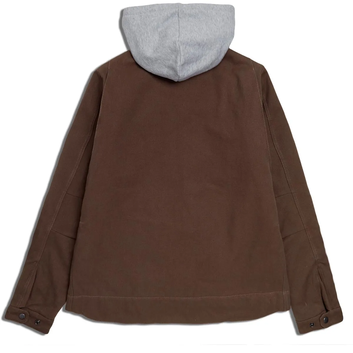 CCS Heavy Canvas Insulated Work Jacket - Brown Ventilated Back Panel Soft Weather Wear