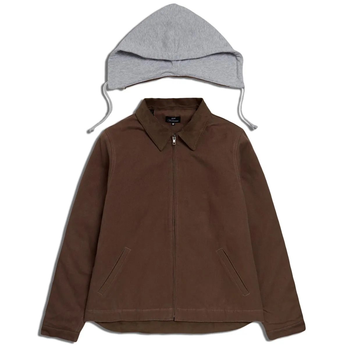 Airy Cloth Soft touch finish CCS Heavy Canvas Insulated Work Jacket - Brown