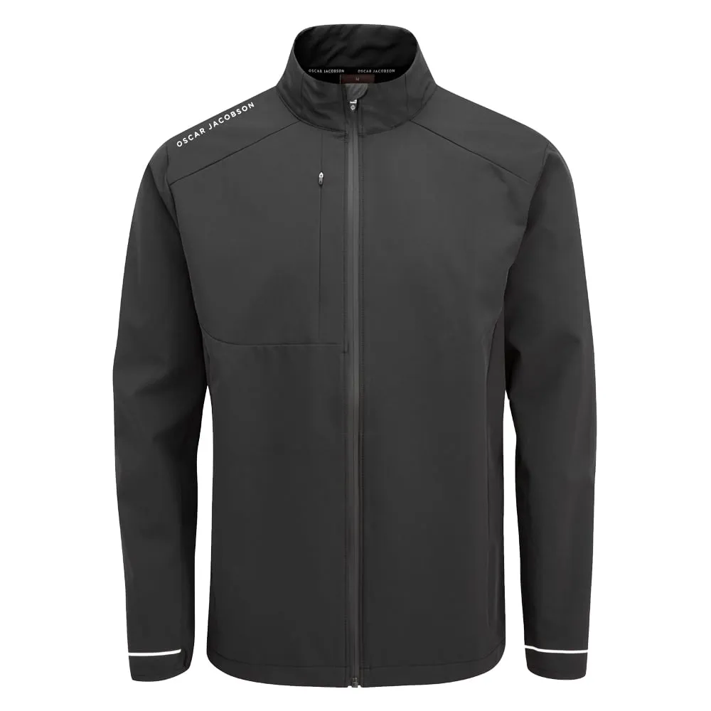 Quilted Stitching Pattern Oscar Jacobson Rowland Wind Jacket - Black