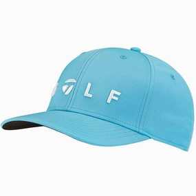 Sweat Absorbent TaylorMade Golf Logo Cap - Royal