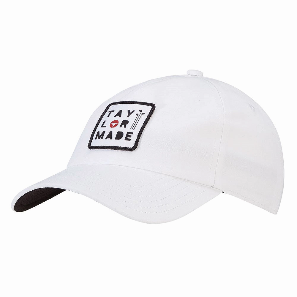 One-Size Fits All TaylorMade Lifestyle 5 Panel Cap - White