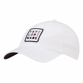 One-Size Fits All TaylorMade Lifestyle 5 Panel Cap - White