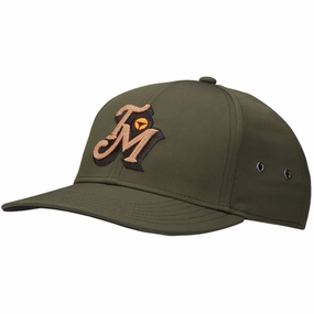 TaylorMade Metal Eyelet Cap - Green Soft Texture Tourist Look