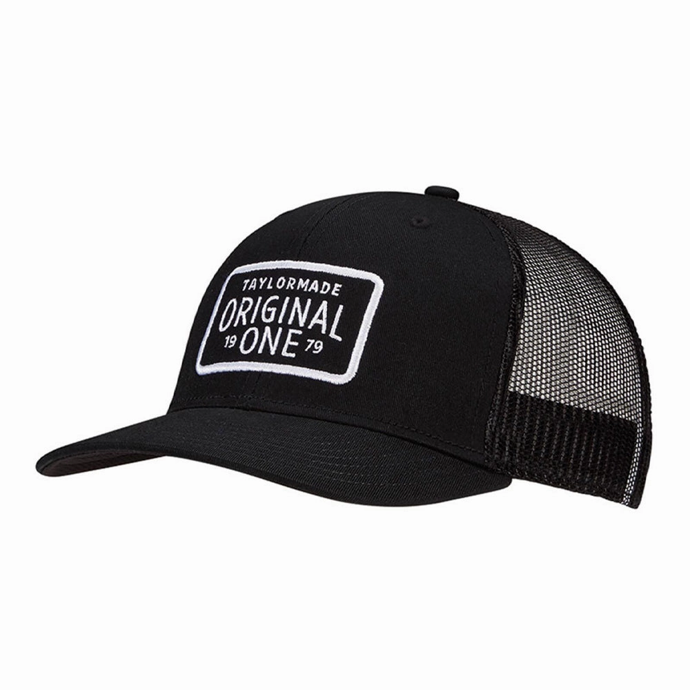 TaylorMade Original One Trucker Cap - Black Urban Fashion Recycled Material