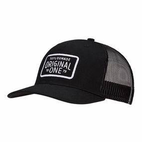 TaylorMade Original One Trucker Cap - Black Urban Fashion Recycled Material