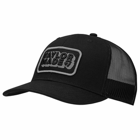 Essential Style Straw Hat TaylorMade Retro Trucker Cap - Black