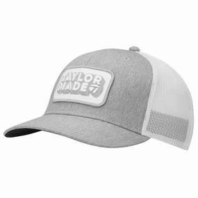 TaylorMade Retro Trucker Cap  - Grey/White Street Ready Tourist Look