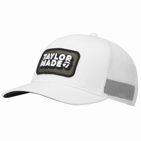 Smart Look TaylorMade Retro Trucker Cap - White