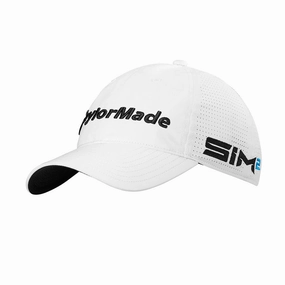 TaylorMade Tour LiteTech Hat - White Knit Design Holiday Outfit