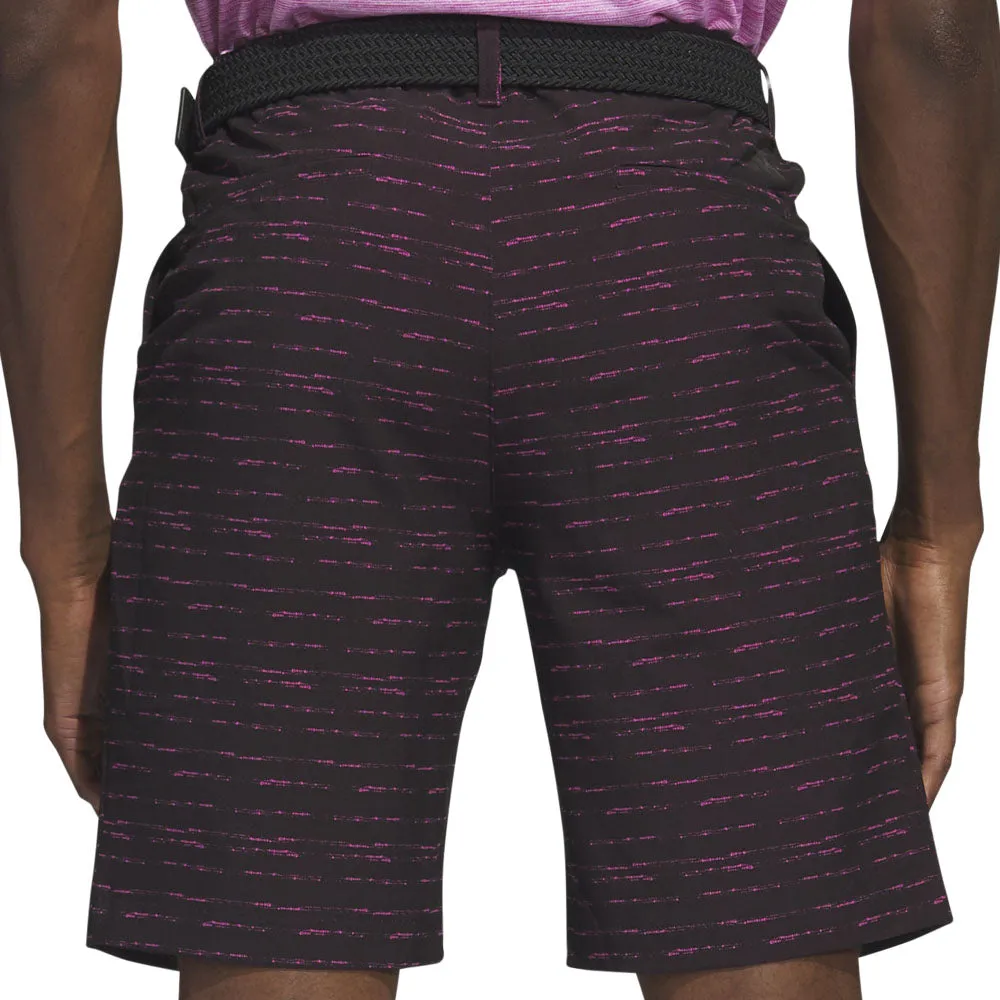 warm tones adidas Textured Shorts - Black/Lucid Fuchsia