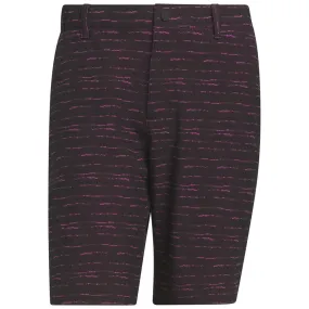 Neutral Tones Home Style adidas Textured Shorts - Black/Lucid Fuchsia