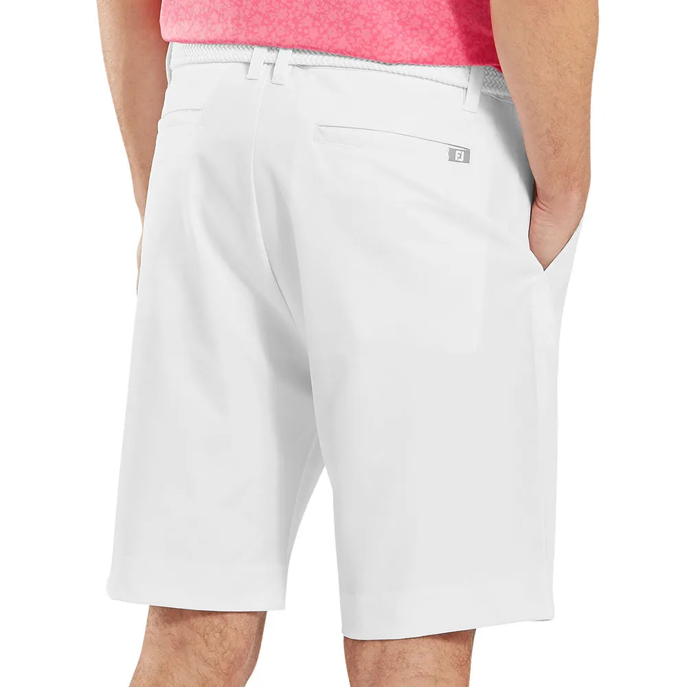Moisture Management Lining Static Resistant Fibers FootJoy Performance Taper Fit Shorts - White