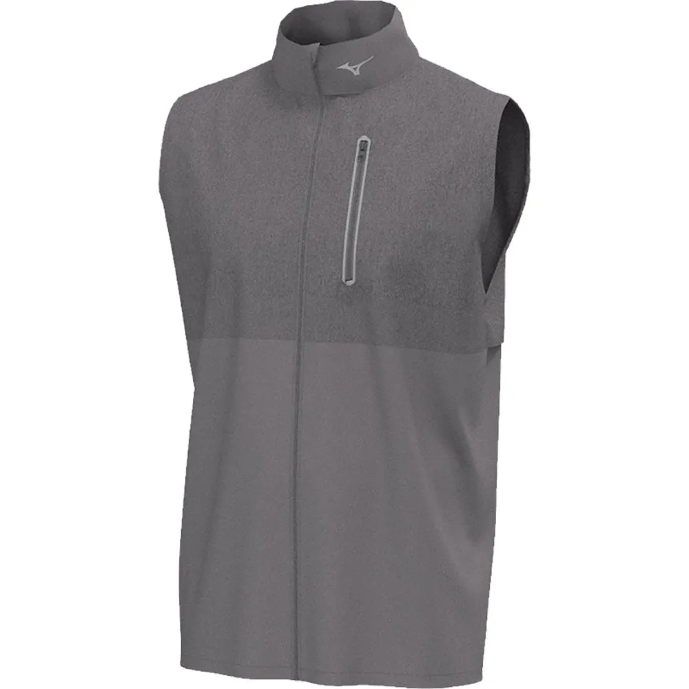 Loose Fit with zippers Mizuno Melange Reflect Gilet - Charcoal