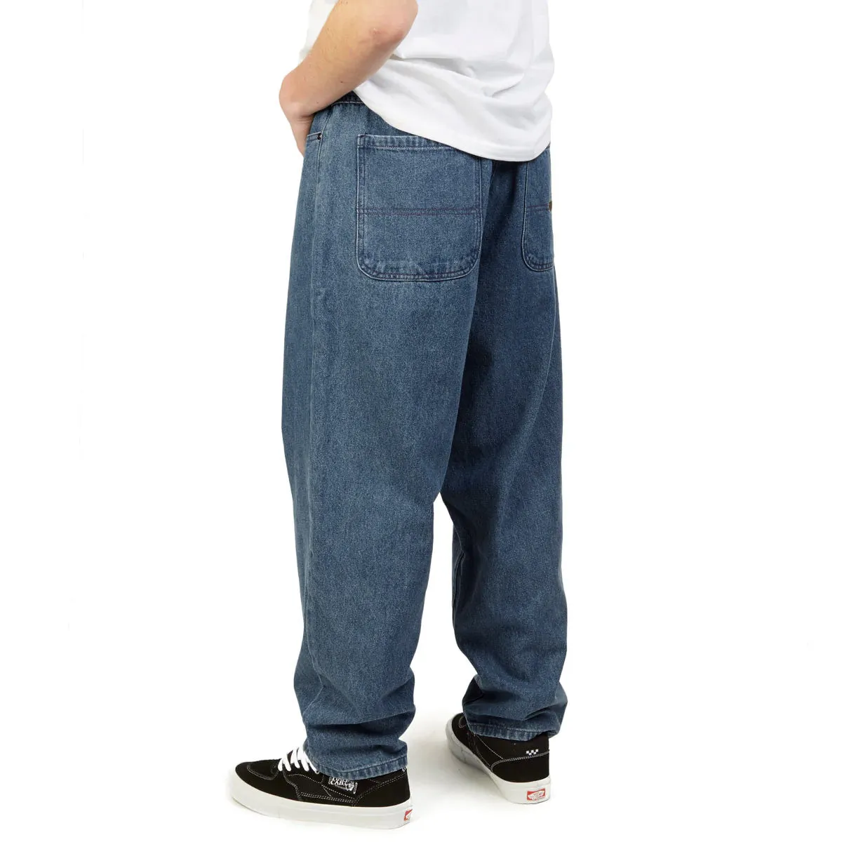 Flex Wear CCS Baggy Taper Denim Jeans - Medium Wash
