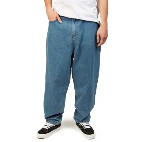 Quick Layering Relaxed Wear CCS Baggy Taper Denim Jeans - Medium Wash